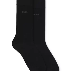 Men's 2-Pack Solid Regular Length Socks, 2-Pack