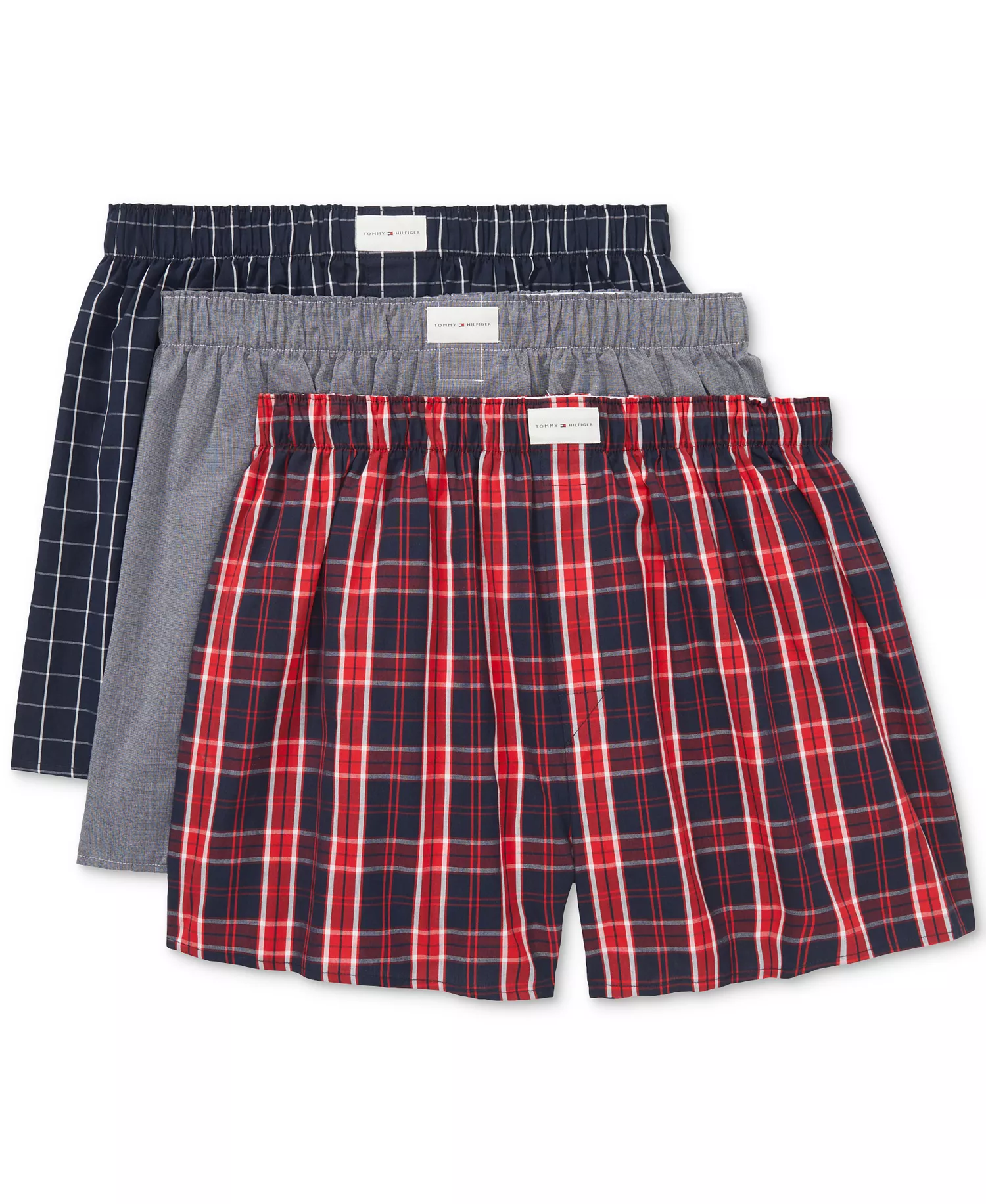 mni-40a23e85acc2df4ab2791502749eb0e2 Men's 3-Pack Classic Printed Cotton Poplin Boxers — изображение 6