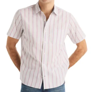 Men's Short-Sleeve Striped Shirt