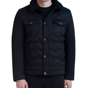 Paris Men's Quilted Trucker Jacket