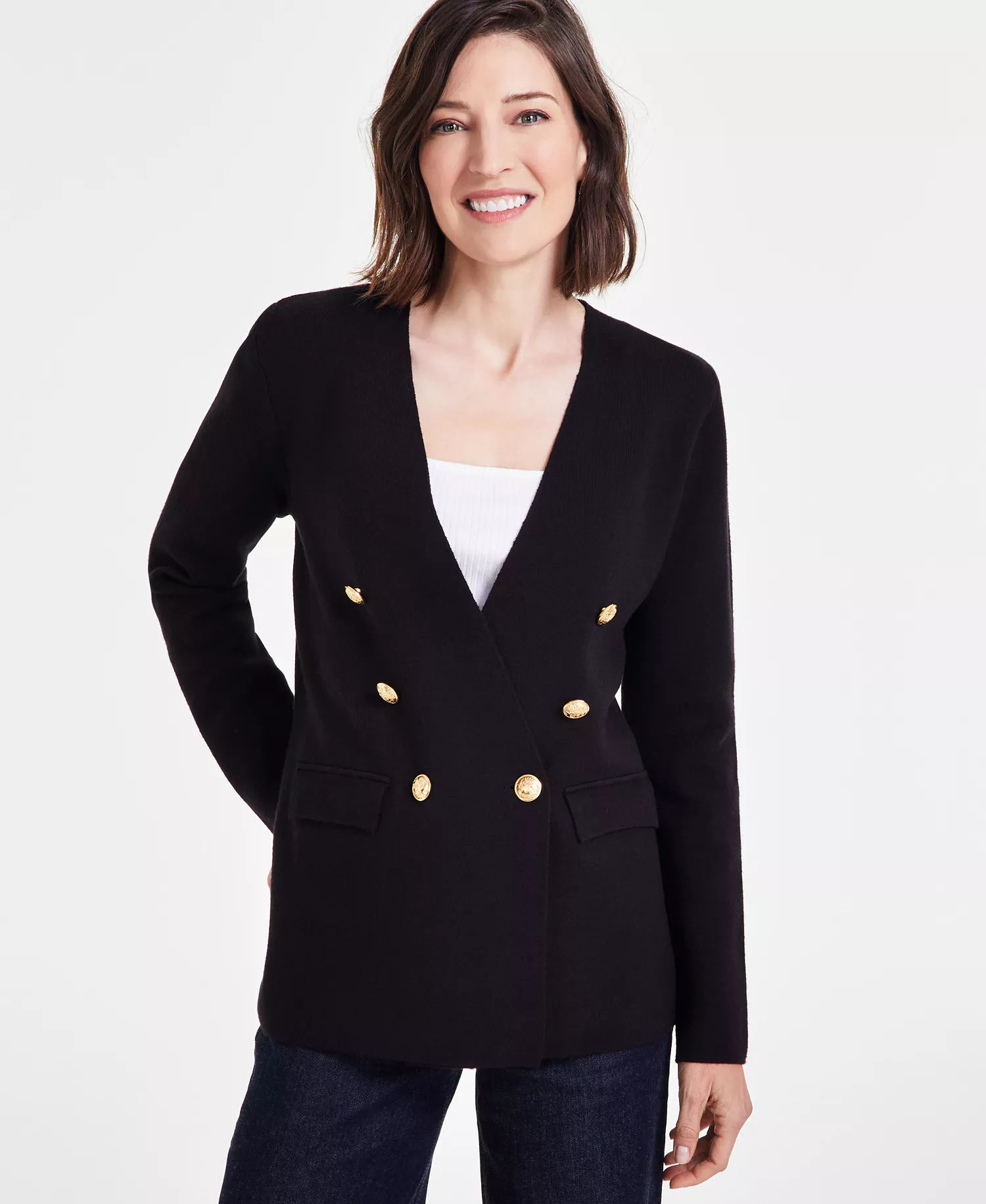 mni-41d0c0fd73acfc3d39640cf99312ee24 Women's Sweater Blazer, Created for Macy's