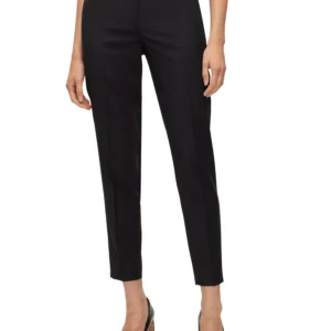 Women's Wool Regular-Fit Cropped Pants