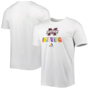 Men's White Mississippi State Bulldogs Pride Fresh T-shirt