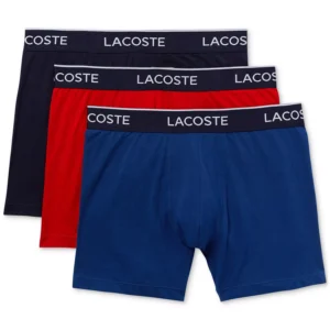 Men's 3-Pack Regular Fit Logo Waistband Boxer Briefs