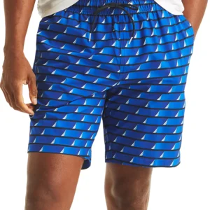 Men's Printed Drawstring Quick Dry 6" Swim Trunks