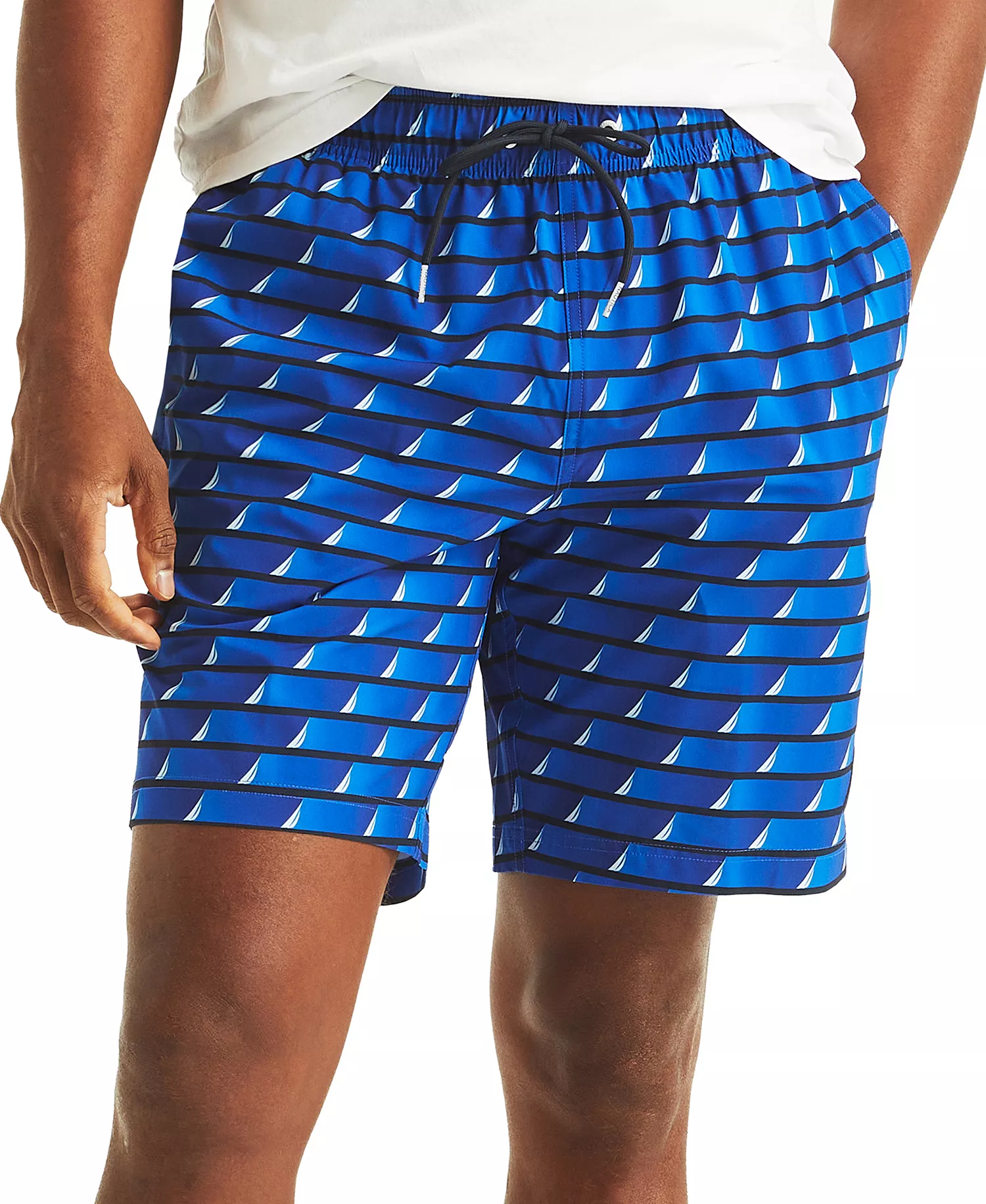 mni-45ae0f2e6c14b500590140783fab817f Men's Printed Drawstring Quick Dry 6" Swim Trunks