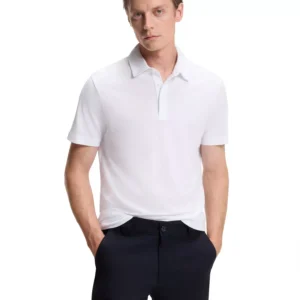 BECKHAM x BOSS Men's Cotton Silk Polo Shirt
