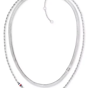 Layered Collar Necklace, 16" + 2" extender
