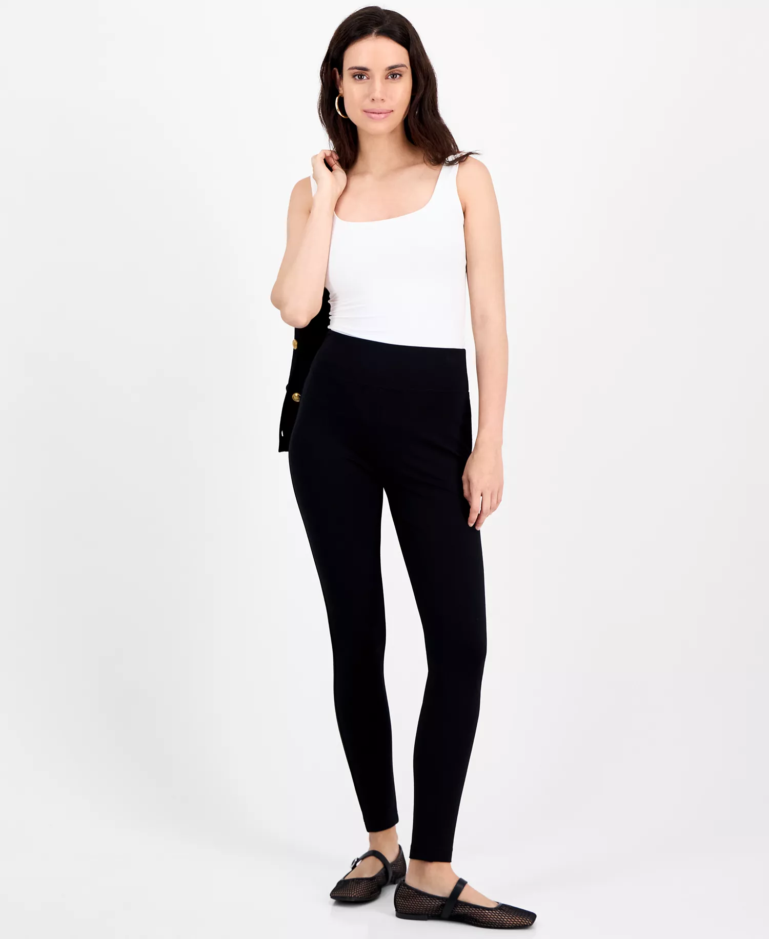 mni-496e0e2afc7a8ee99f791ac8ad33a35c Petite High-Rise Pull-On Leggings, Macy's Exclusive
