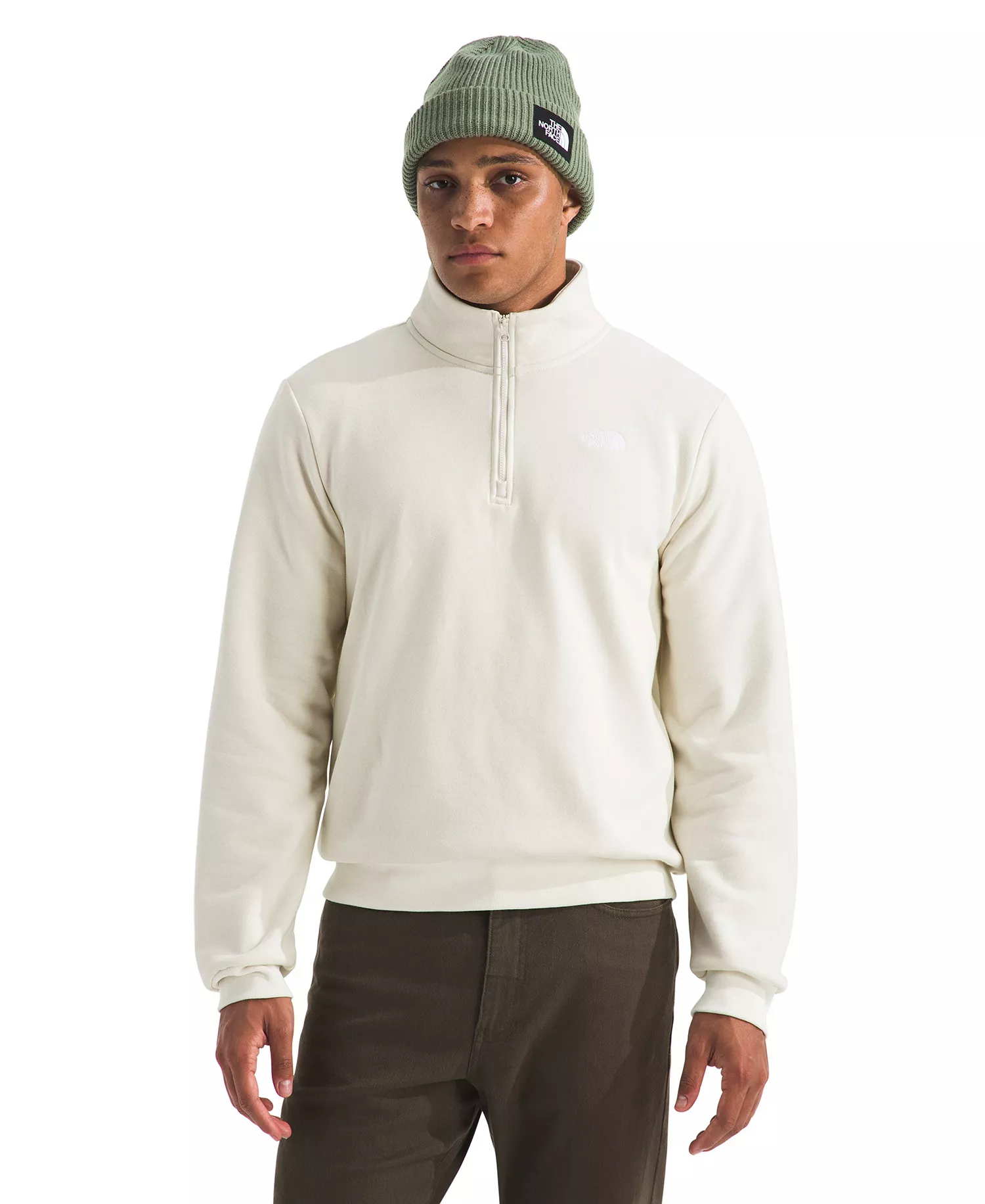 mni-49d8793cac7d50b4ce13379e53d61bac Men's Evolution Simple Dome Quarter Zip Sweatshirt