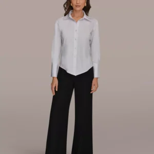 Petite Collared Button-Down Shirt