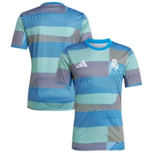 Men's Blue Real Madrid 2025/26 AEROREADY Pre-Match Jersey