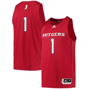 Men's 1 Rutgers Knights Team Swingman Basketball Jersey