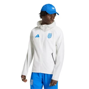 Men's White San Diego FC Tiro Travel Full-Zip Hooded Windbreaker