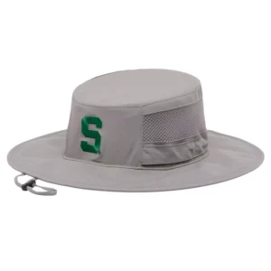Men's Gray Michigan State Spartans Bora Bora III Omni-Shade Booney Hat