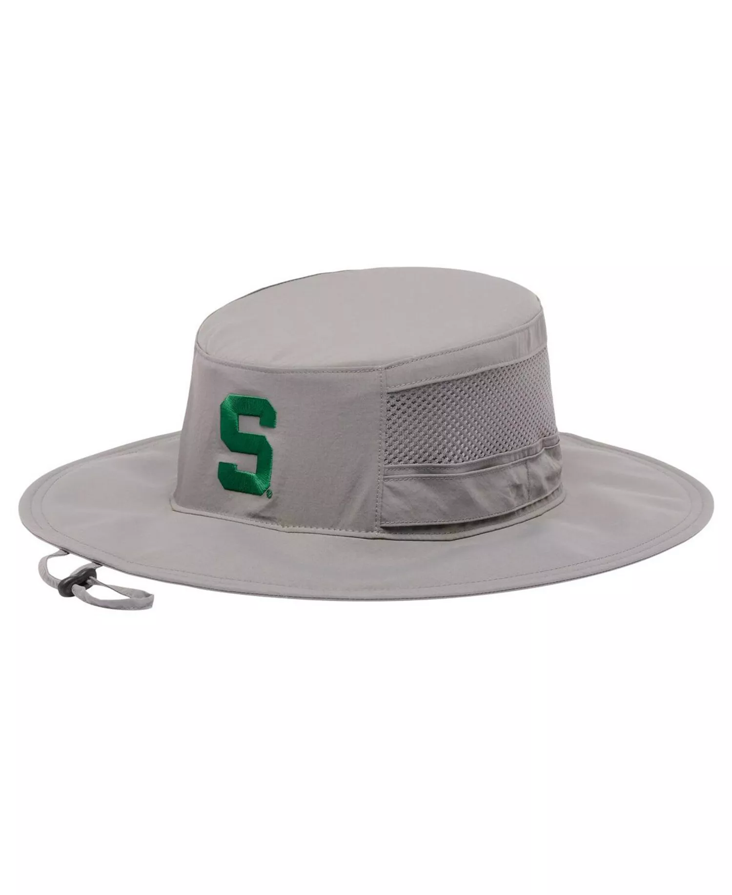 mni-4a881acfbb817cec445fcee9ab7e22e9 Men's Gray Michigan State Spartans Bora Bora III Omni-Shade Booney Hat