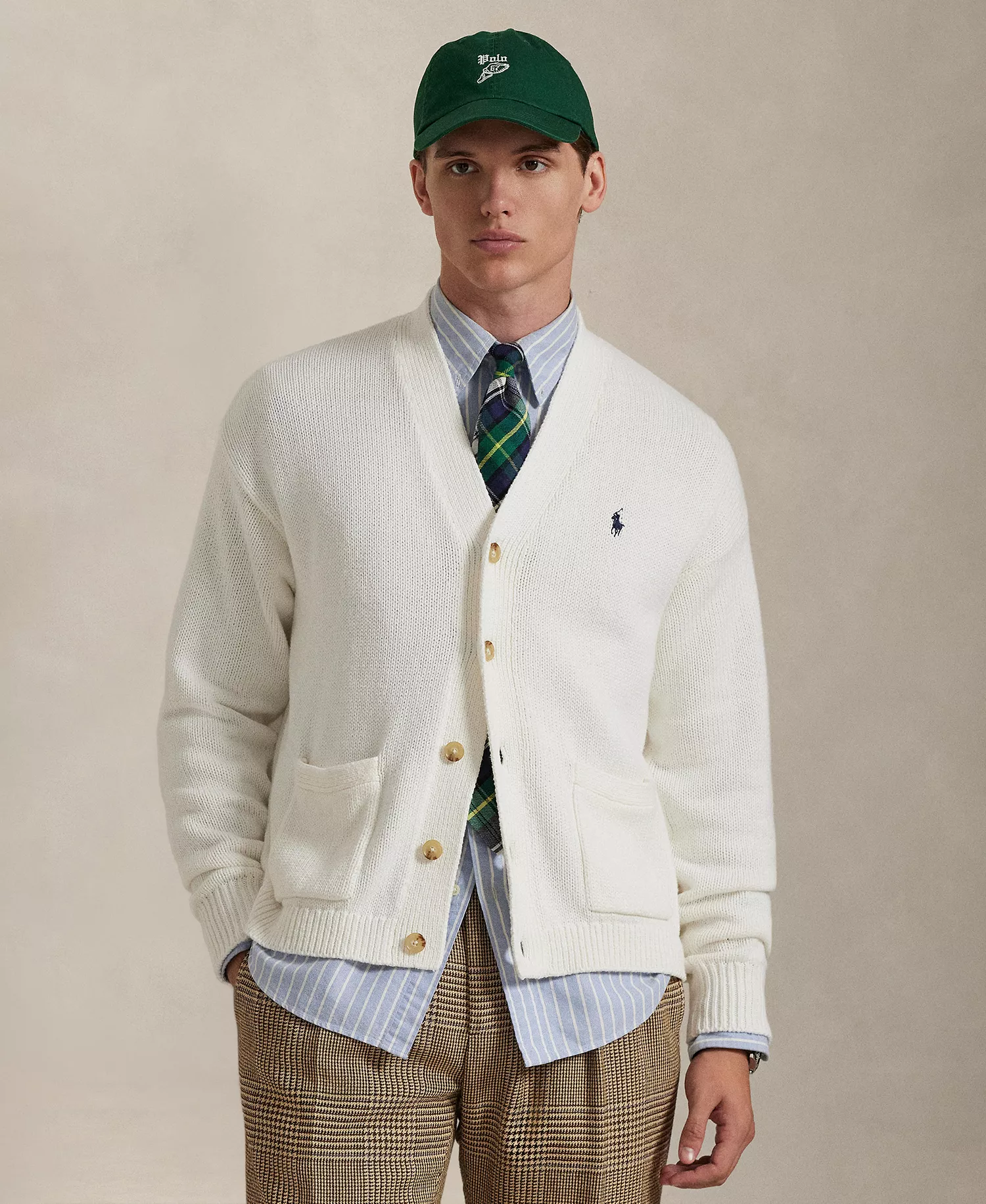 mni-4b0df17aa003d939d1c78bbc87ad247b Men's Relaxed-Fit V-Neck Cardigan