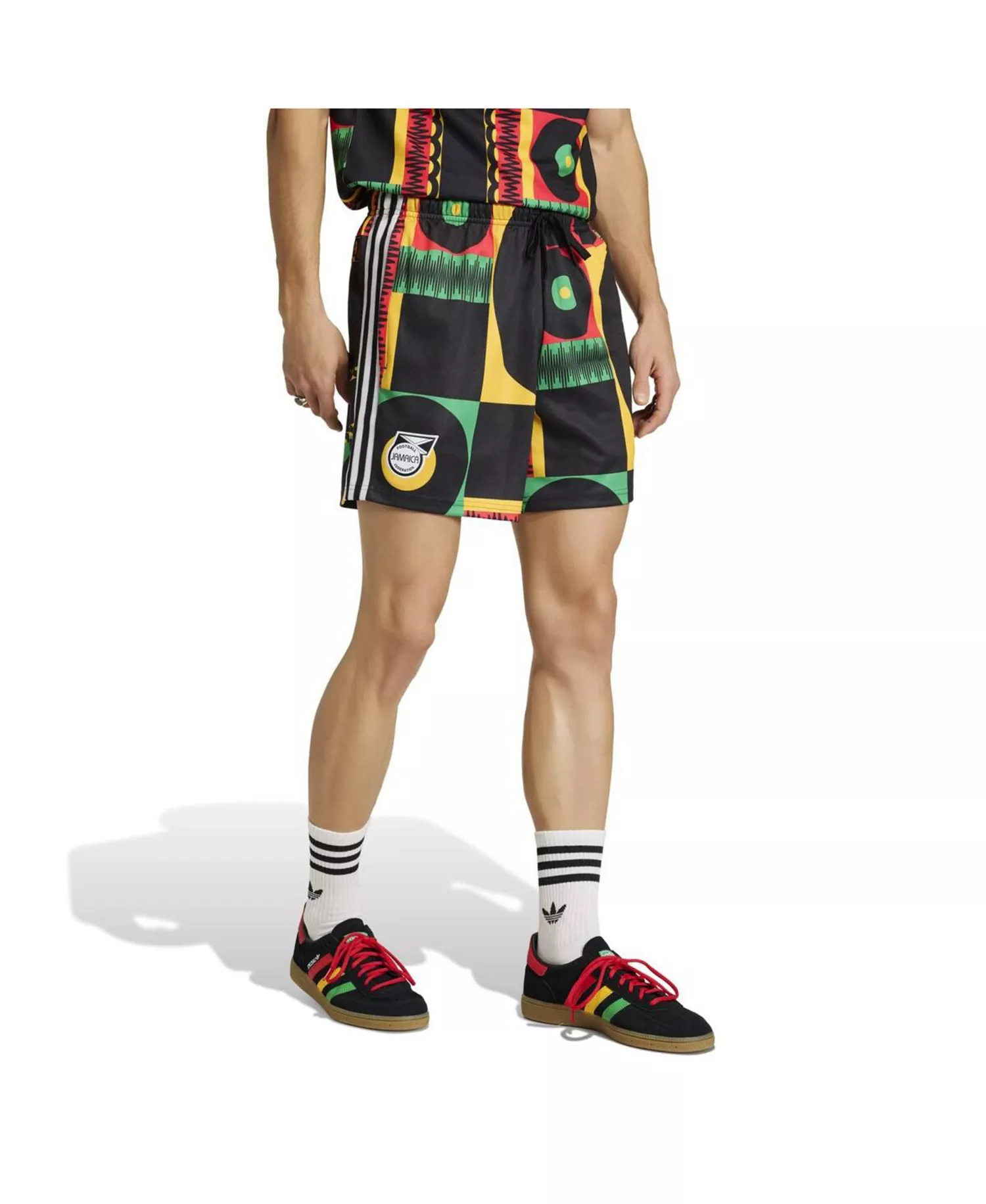 mni-4b3a7746eb4d1461730e351afd3e727d Men's Yellow Jamaica National Team Originals Shorts
