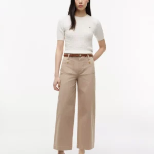 Women's Twill Patch Pocket Chinos Pants