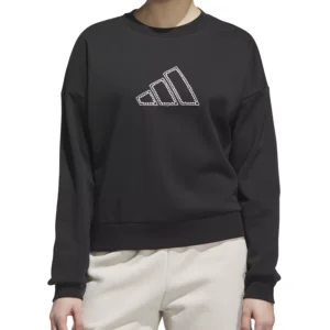 Women's Faux-Pearl Logo Crewneck Sweatshirt