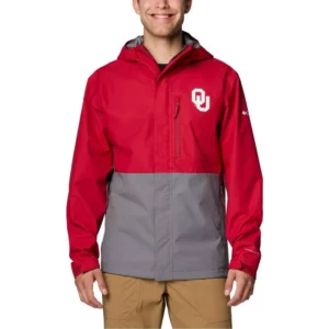 Men's Crimson Oklahoma Sooners Field Bound Omni-Tech™ Full-Zip Jacket