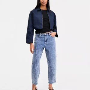 Women's Twisted-Seam Acid-Wash Jeans, Macy's Exclusive