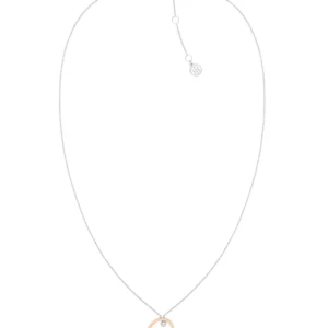 Open Heart Crystal Necklace