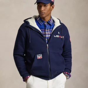 Men's Team USA Fleece Full-Zip Hoodie