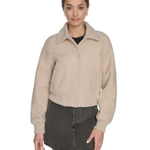Women's Laydown Collar Bomber Jacket