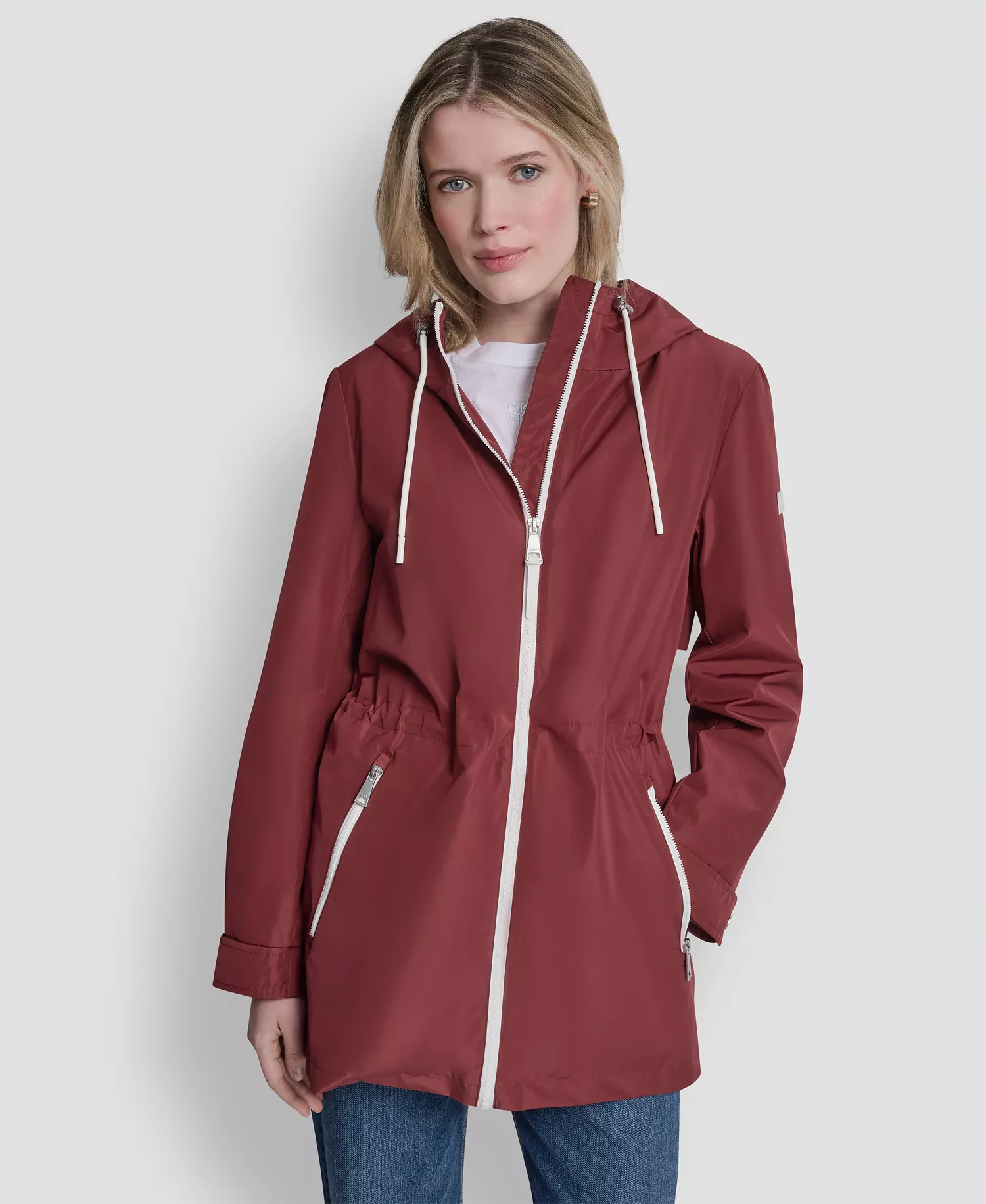 mni-4f234be76457164c7f3ac8b5751abde2 Women's Sporty Anorak Hooded Raincoat — изображение 3