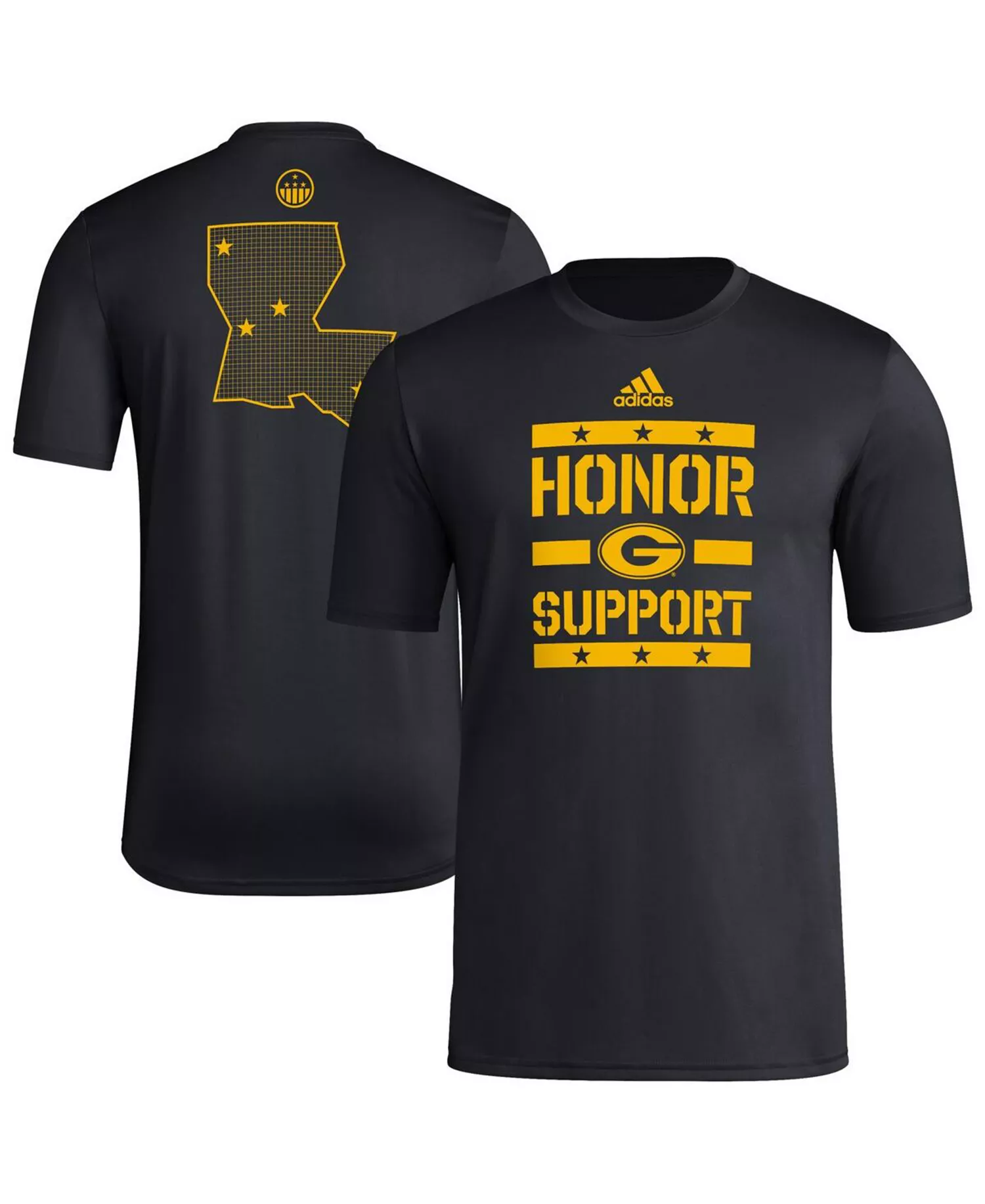 mni-4ff3d4462e62e49f077d90ff5650778e Men's Black Grambling Tigers Honor Support Pre-Game T-Shirt