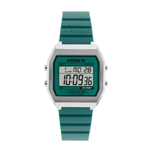 Unisex Digital Two Green Resin Strap Watch 36mm