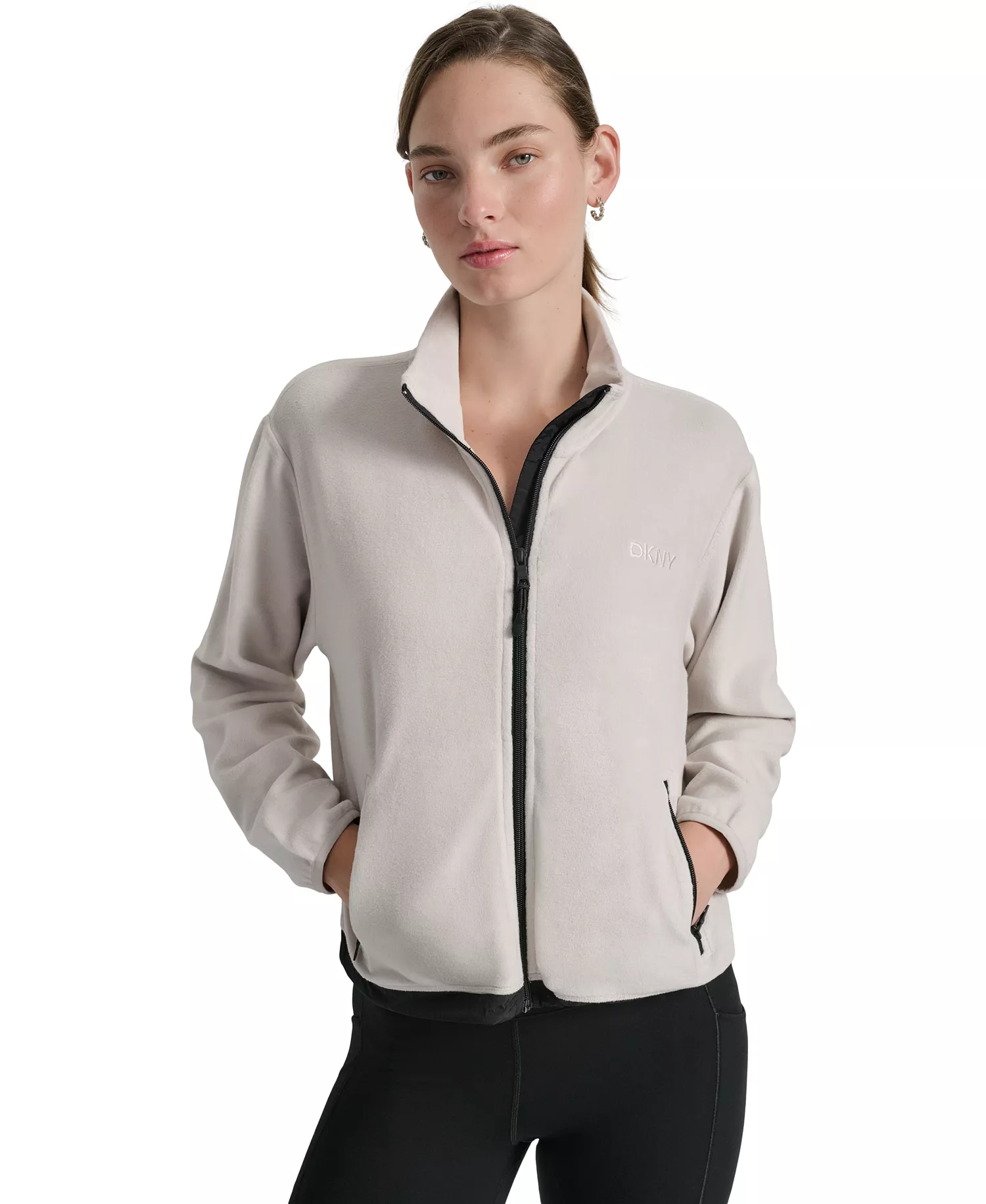 mni-505a13fac69921e70e2c853b9fa5f184 Women's Zippered Fleece Jacket