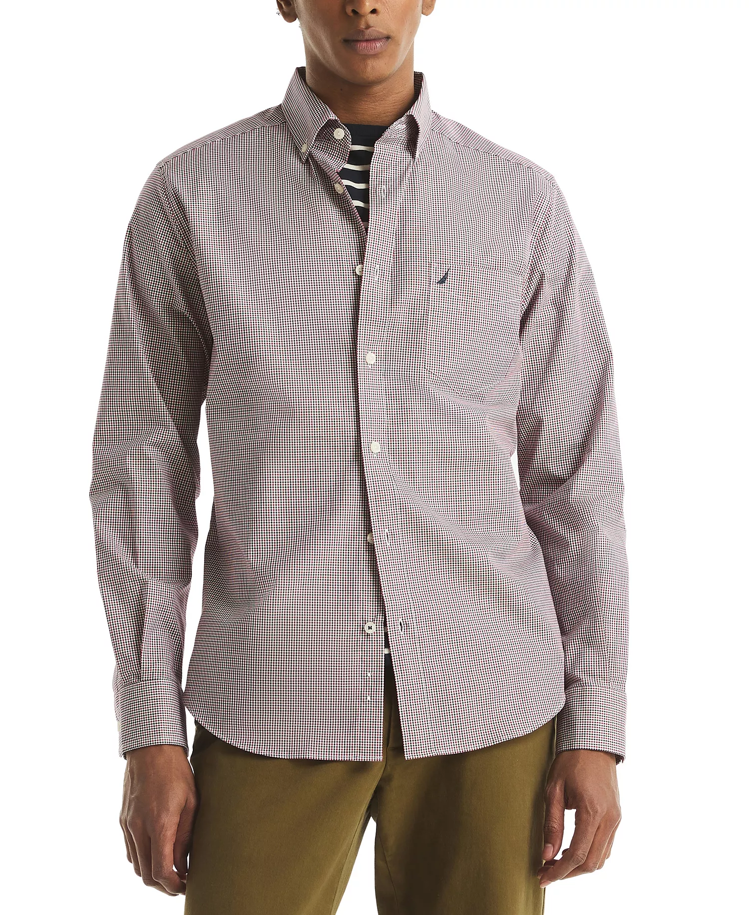 mni-51de82281b251ba1b7fb73cf2d99a1ab Men's Long Sleeve Plaid Shirt
