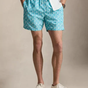 Men's Printed Swim Trunks