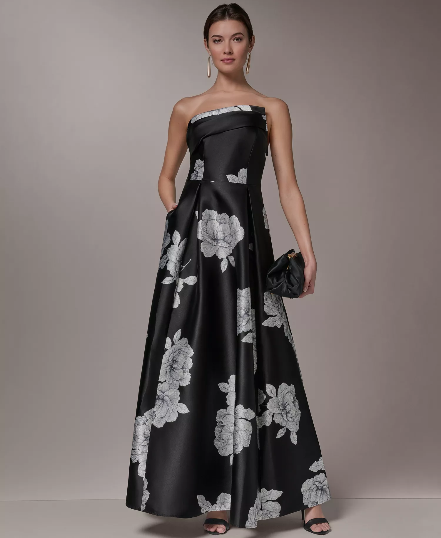 mni-52d3c8d1ecb75549d1011b60a6ab6f45 Women's Strapless Ball Gown