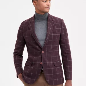 Men's Modern-Fit Tweed Patterned Sport Coat