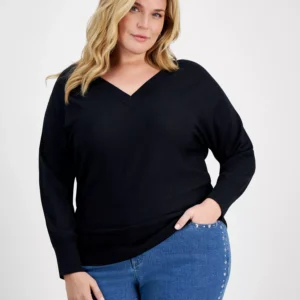 Women's V-Neck Sweater, Created for Macy's