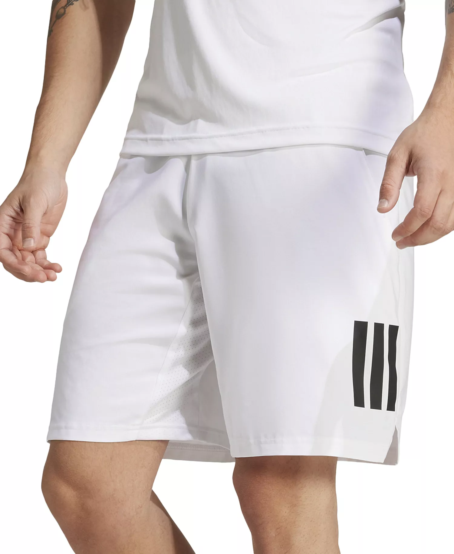 mni-53acd8755612c66c2095cbcc270359c9 Men's Club Tennis Climacool Three-Stripes 7" Shorts