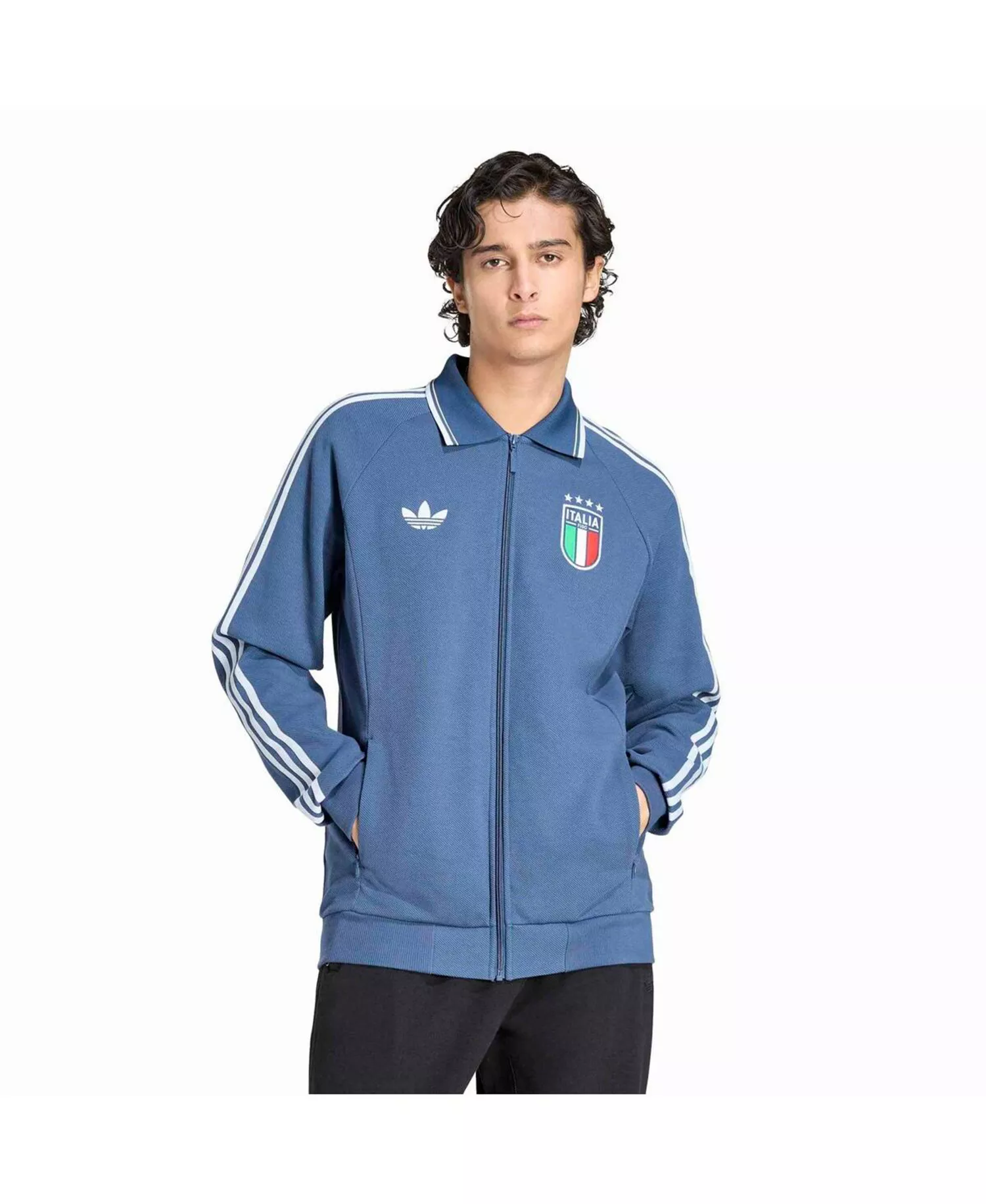 mni-54384ca67a5a9e6bda1b4d09aa6d7196 Men's Blue Italy National Team 2026 World Cup Anthem Full-Zip Jacket