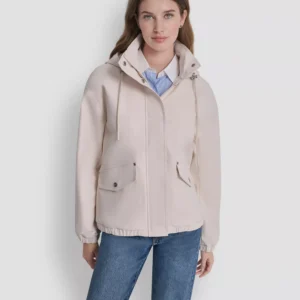 Petite Bomber Rain Coat