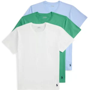 Men's Short-Sleeve Crew Undershirts, 3-Pack