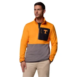 Men's Tennessee Orange/Gray Tennessee Volunteers Hike Omni-Wick Half-Zip Pullover Sweatshirt