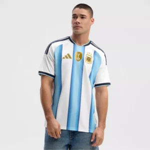 Men's White Argentina National Team FIFA x World Cup 2026 Home Replica Jersey