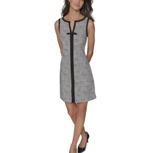 Women's Millenium Jacquard Contrast-Frame Dress