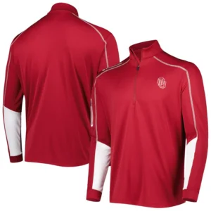 Men's Crimson Oklahoma Sooners Shotgun 2.0 Omni-Wick Quarter-Zip Jacket