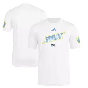 Men's White Charlotte FC 2025 Archive Collection Jersey Hook T-Shirt