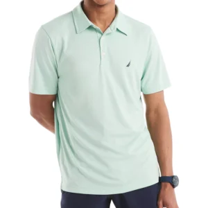 Men's Classic-Fit Moisture-Wicking Performance Golf Polo Shirt