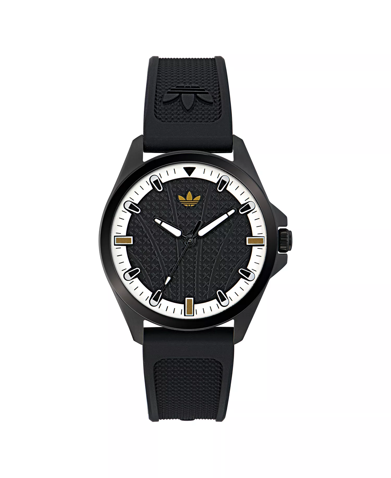 mni-5841ea691ef158a40571f9870cada811 Unisex Analog Black Silicone Watch, 40mm