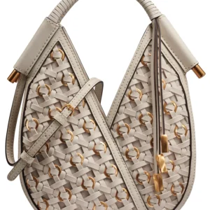 Baldwin Woven Grommet Crossbody Bag